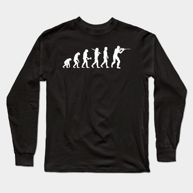 Shooting Sports Evolution Shooting Range Shooter Long Sleeve T-Shirt by Krautshirts